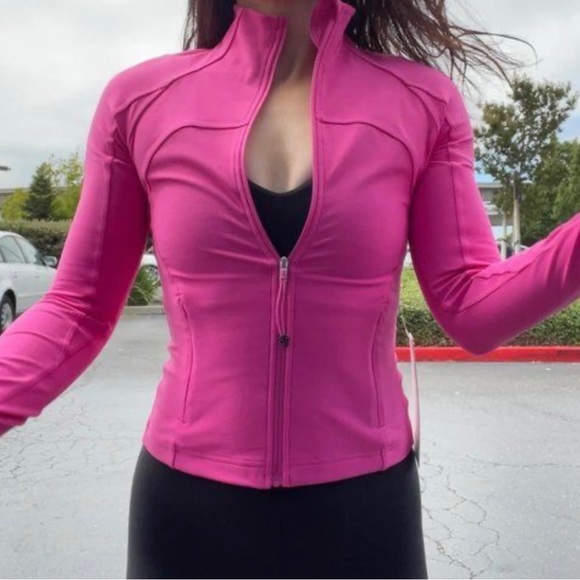 lululemon athletica Tops Lululemon Sonic Pink Define Jacket Size 2